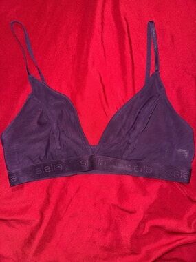 Stella Purple Wireless Triangle Bralette